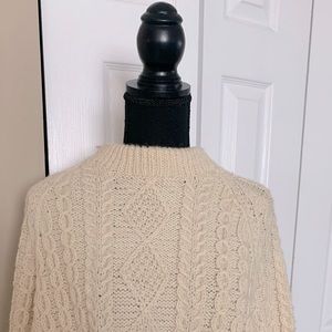 100% woolen cream sweater on sale